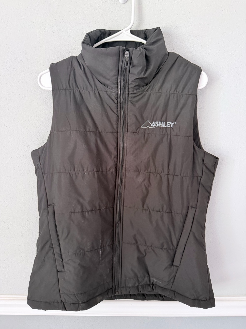 Port Authority Ladies Puffy Vest with Embroidered Ashley Logo Medium